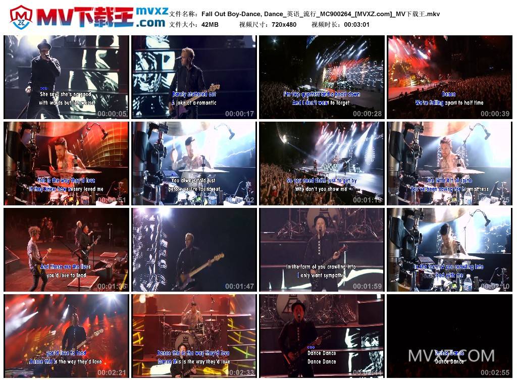 Fall Out Boy-Dance, Dance_英语_流行_MC900264